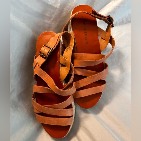 Lucky Brand Jokepa Platform Sandals size 6.5 M - Picture 11 of 11
